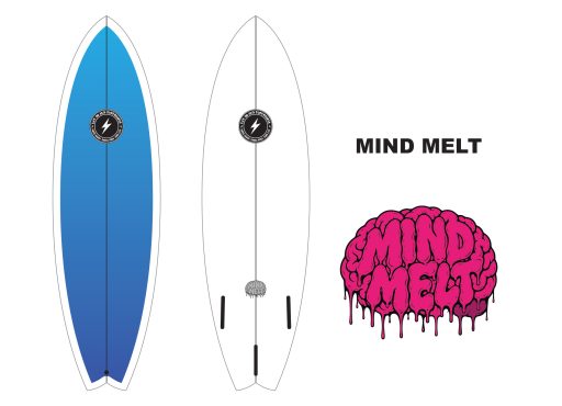 Mind Melt Surfboard Model